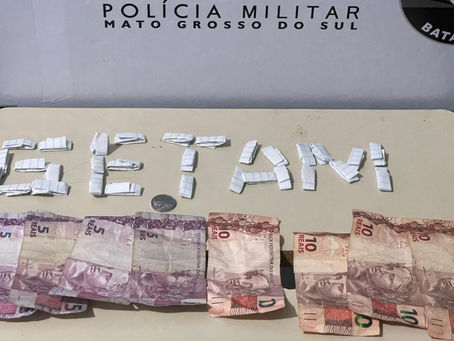 Dois homens são presos por tráfico de drogas em ações da Polícia Militar em Corumbá