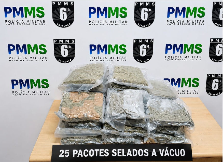 Carga de skunk escondida em malas é apreendida pela PM na rodoviária