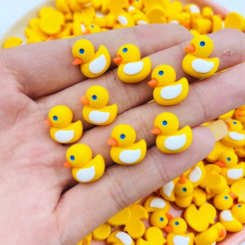 Mini Canard 200 S Lumineux - 8 Couleurs | Décoration Aquarium, DIY Canard En Résine Miniature