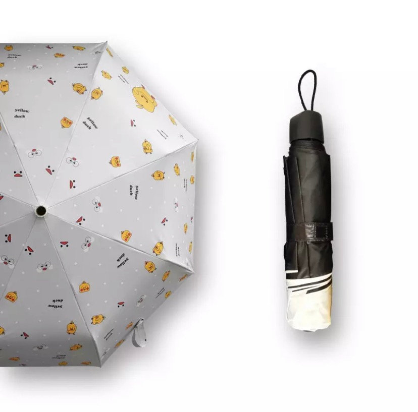 Canard Au Parapluie En Plastique Dur - Objet Vintage Des Années 1950-60 - Décoration Rétro
