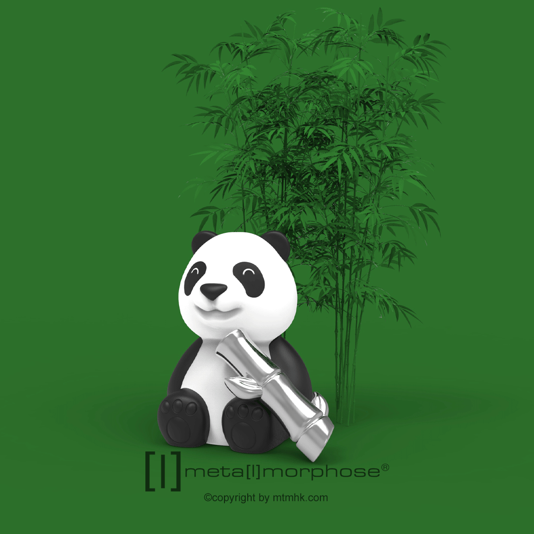 Panda Key Ring La Coincaillerie Panda Shop Metalmorphose France