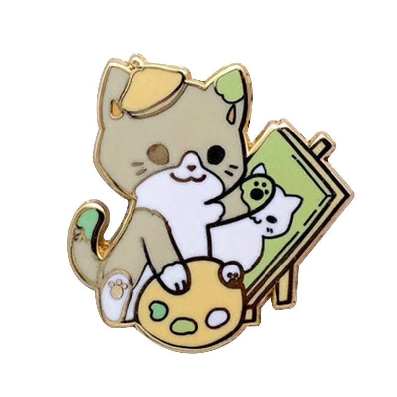 Pins Chat Artiste Peintre La Coincaillerie Boutique De Pins Chats Pins Chat Artiste Peintre La Coincaillerie Boutique De Pins Chats