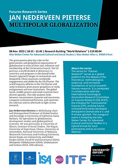 MultipolarGlobalizationNEDERVEEN_PIETERSE2023-FuturesSeries Invite