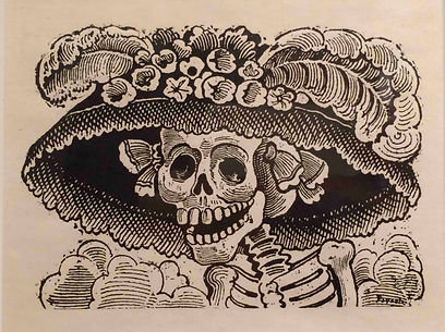Image of Catrina print by Jose Guadalupe Posada