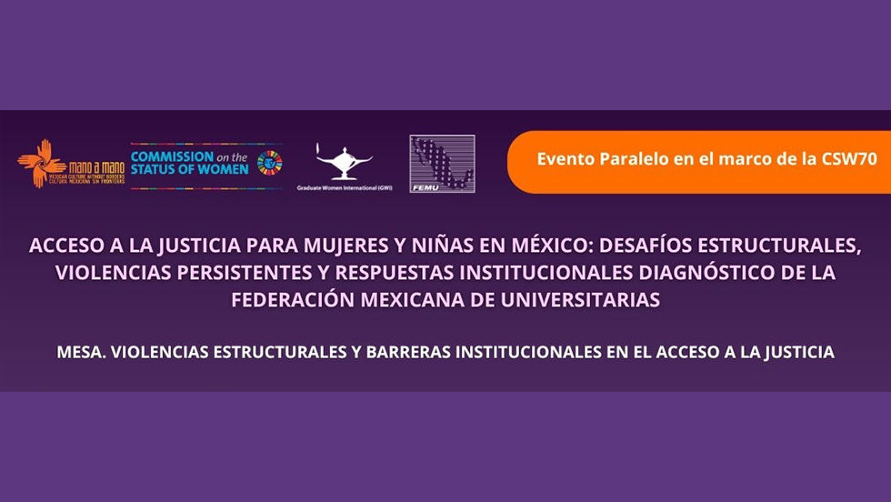 Acceso a la Justicia para Mujeres y Niñas en México