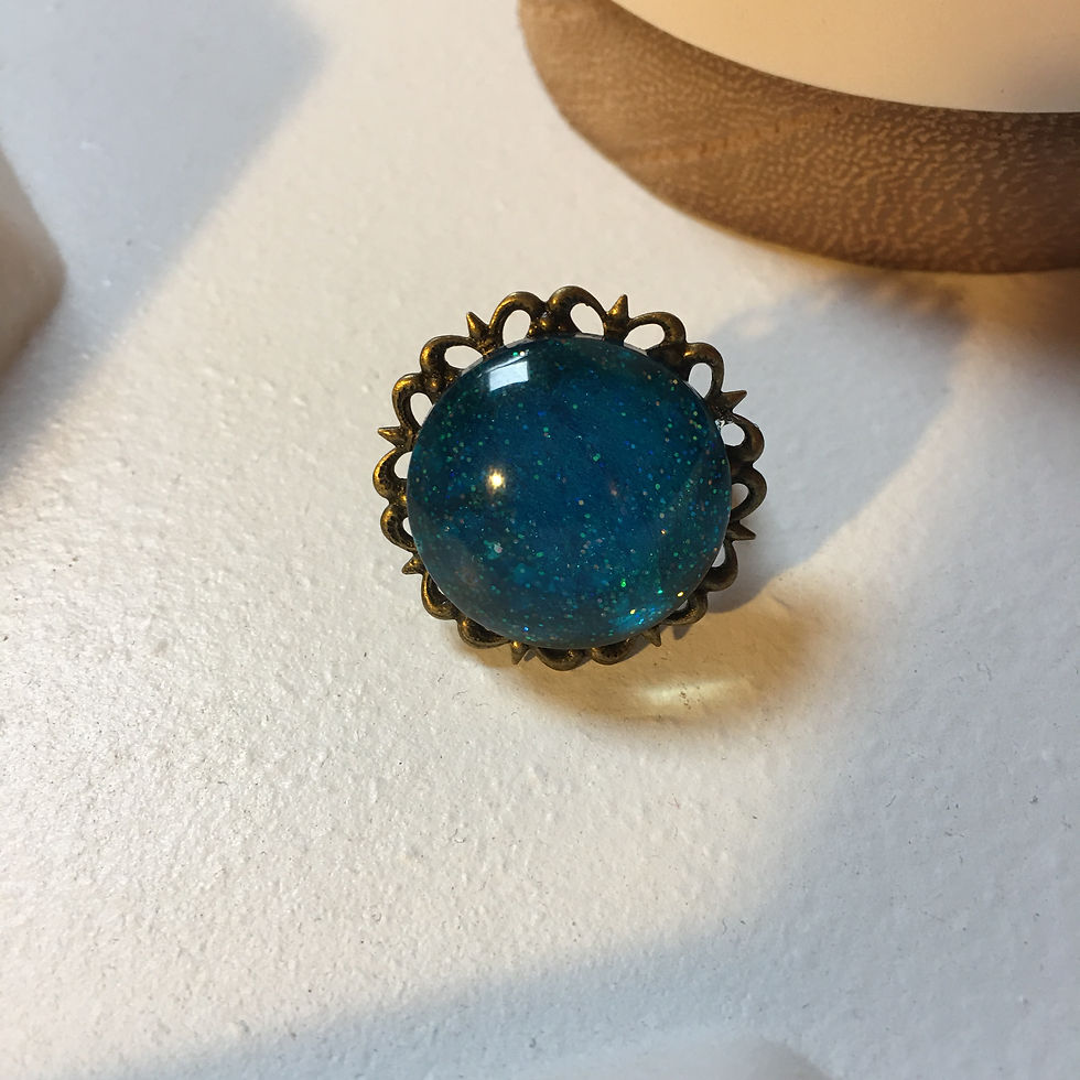 Miniature : Bague Élégante Bleue