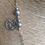 Miniature : Chaîne Argentée, Pendentif Boule en Résine & Breloques Halloween