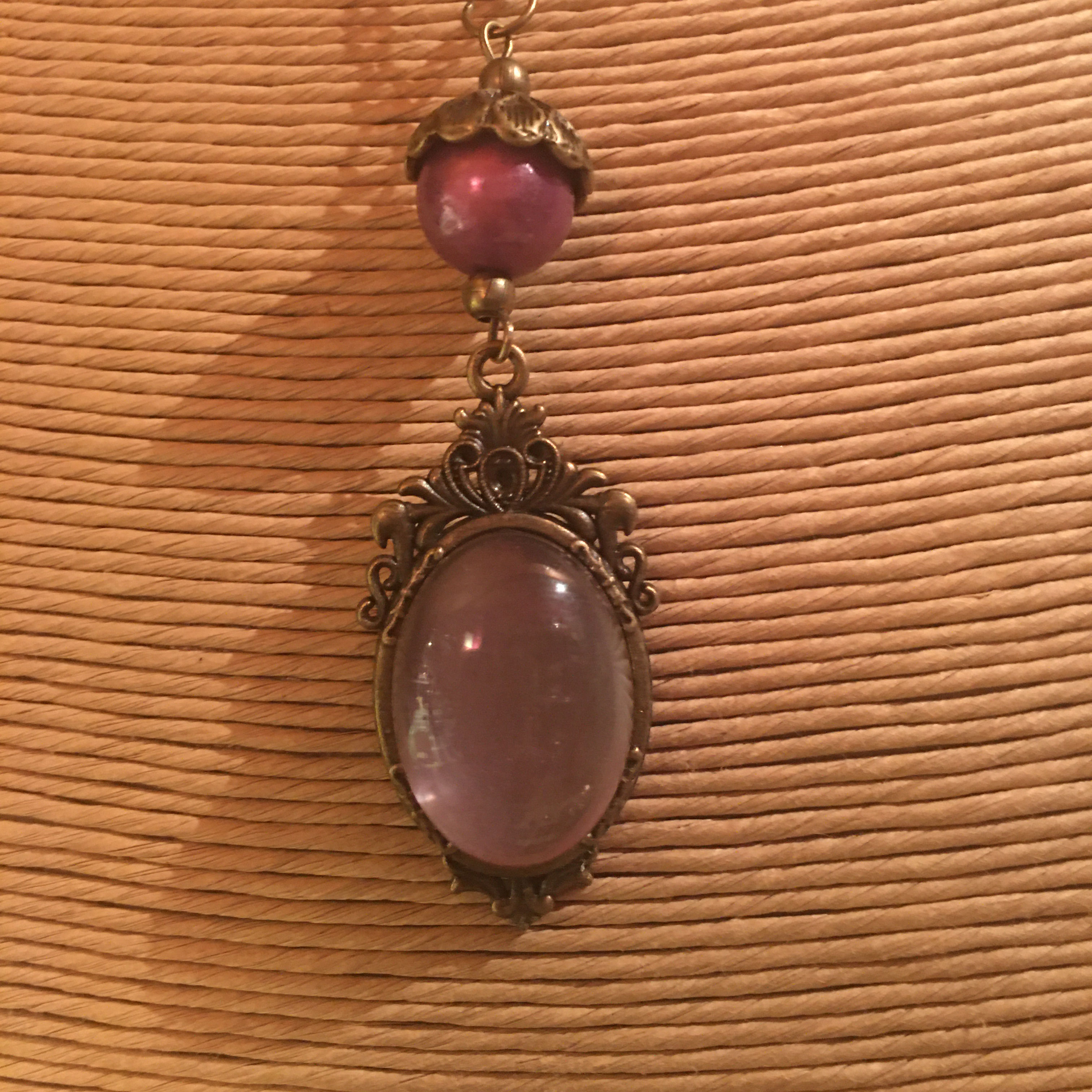 Sautoir Mirage Mauve