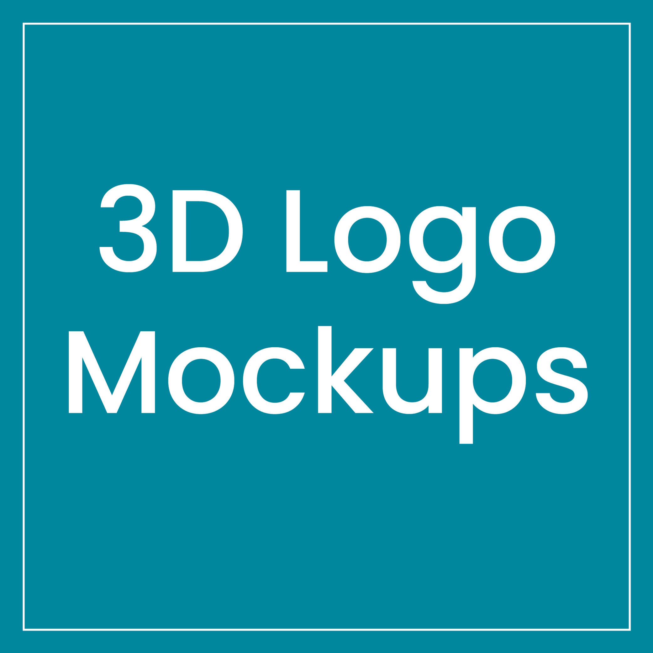3D Logo Mockups
