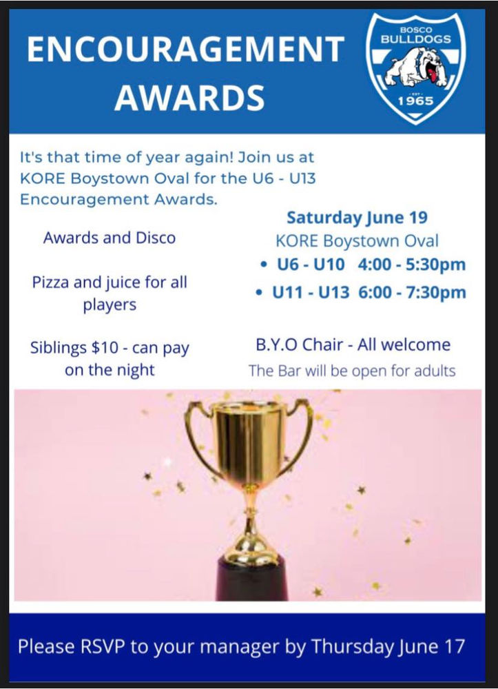 Encouragement Awards 2021