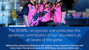 THANK YOU NSWRL VOLUNTEERS