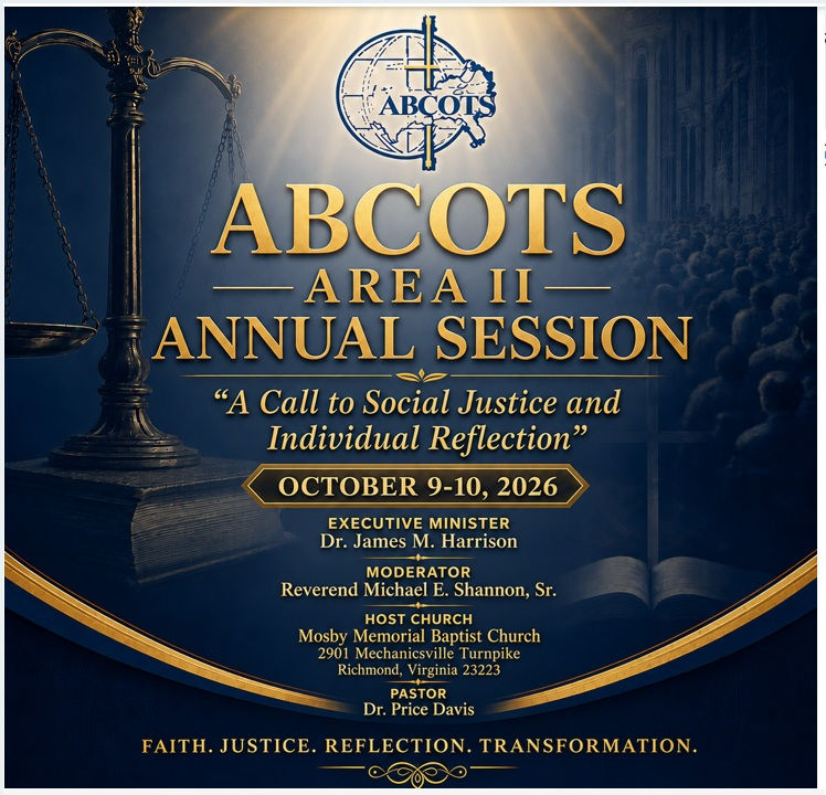ABCOTS Area 2 2026 Annual Session October 9 - 10th, 2026