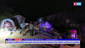 At least 16,568 families forced to flee as the clashes continue to escalate