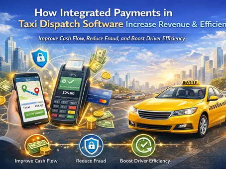 How Integrated Payments in Taxi Dispatch Software Increase Revenue & Efficiency