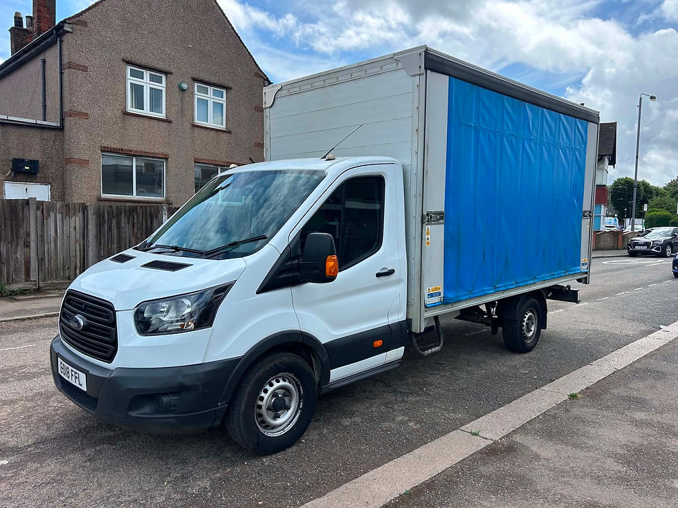FORD TRANSIT CURTAIN SIDE LUTON VAN 2018