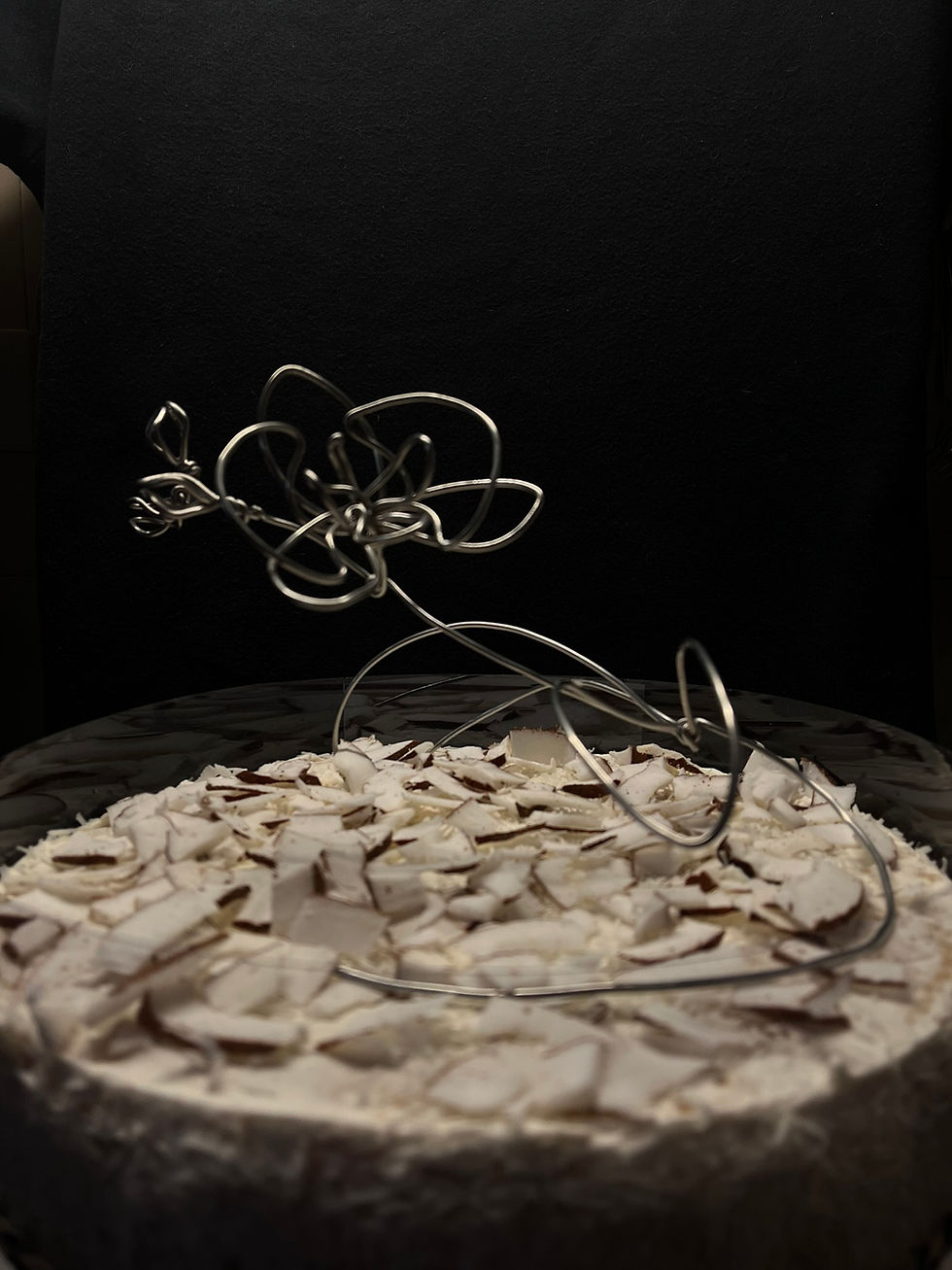 Bolo de Coco e Abacaxi