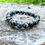 Thumbnail: Snowflake Obsidian Gemstones w Silver Spacer