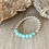Thumbnail: Ocean Blue Jade + Silver Plated Hematite Gemstones