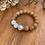 Thumbnail: Wood Jasper + White Howlite Gemstones w Crystal Spacers