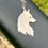 Thumbnail: Stainless Steel Wolf Necklace + Chain