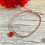 Thumbnail: Red Mandala Charm Bracelet on Cotton Cording