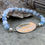 Thumbnail: Blue Crazy Lace Agate Gemstones w Silver Wrist Plate + Spacers