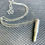 Thumbnail: Silver Bullet Pendant Necklace on Stainless Steel Chain