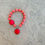 Thumbnail: Pink Quartzite + Red Coral Gemstones + Charm w Silver Spacers