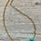 Thumbnail: Amazonite Gemstone Choker Necklace on Gold Chain