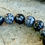 Thumbnail: Snowflake Obsidian Gemstones w Silver Spacer