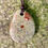 Thumbnail: Unakite Gemstone Pendant Necklace on Brown Cotton Cording