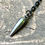 Thumbnail: Gun Metal Spikes w Jet Black Chain on Gun Metal Hooks