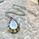 Thumbnail: Mother of Pearl Teardrop Pendant on Silver Chain + Clasp