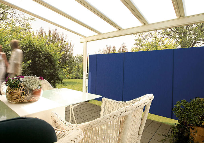 Seitenmarkise Mobau mit 4 Meter Auszug