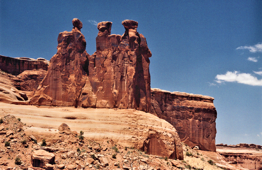 Three Gossips, Arches National Park