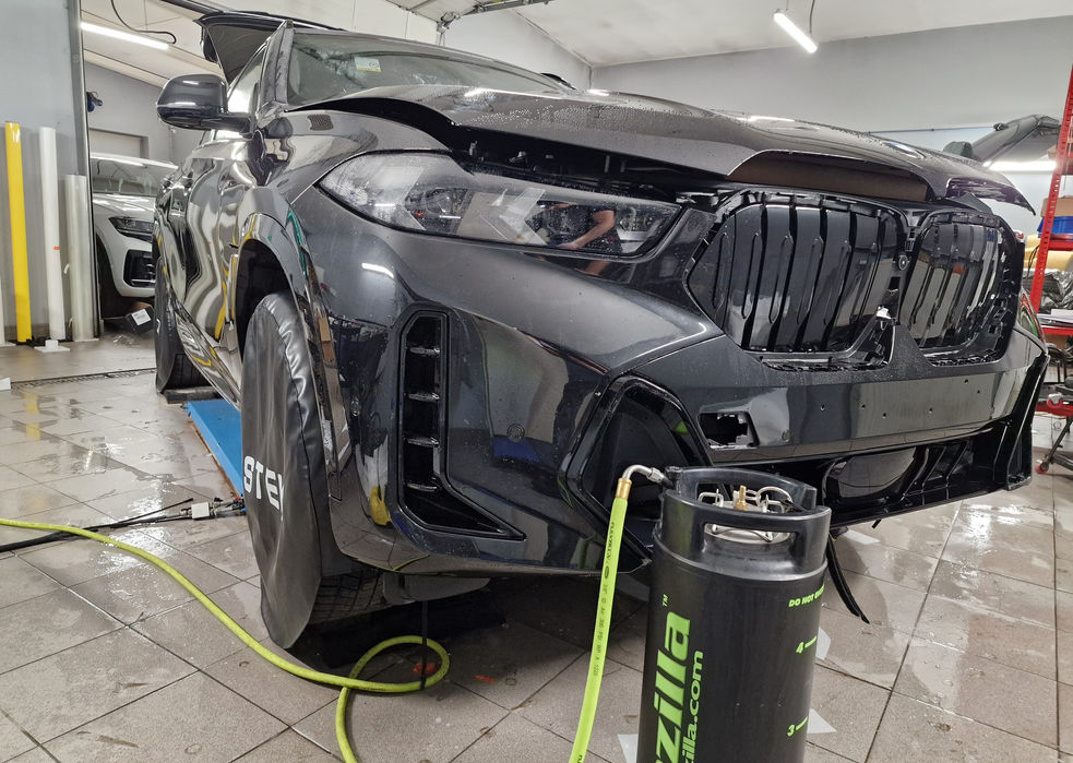 PPF precut patterns for BMW vehicle