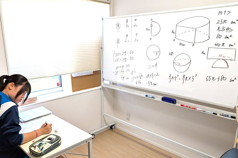 たむかい学習教室 個別指導 塾 数学 八戸市 中学生 高校生