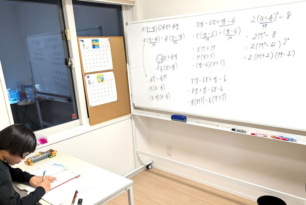 たむかい学習教室 個別指導 塾 数学 八戸市 中学生 高校生