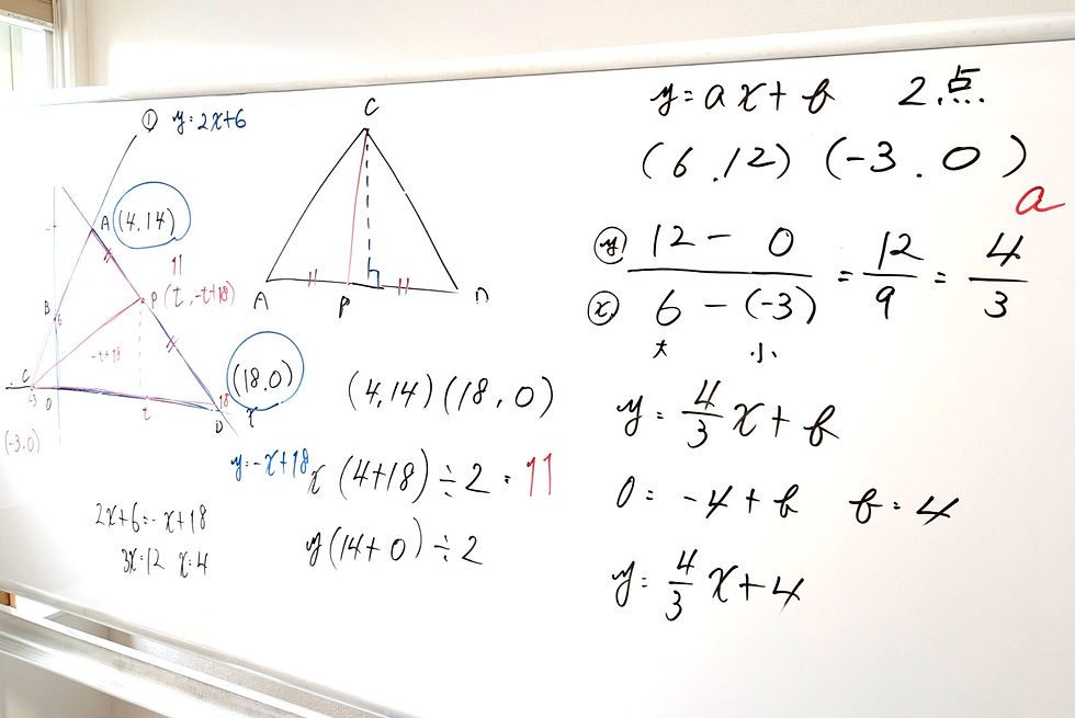 たむかい学習教室 個別指導 塾 数学 八戸市 中学生 高校生
