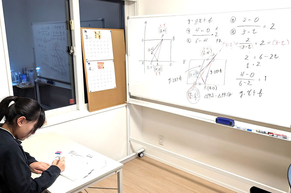 たむかい学習教室　個別指導　塾　数学　八戸市　中学生　高校生