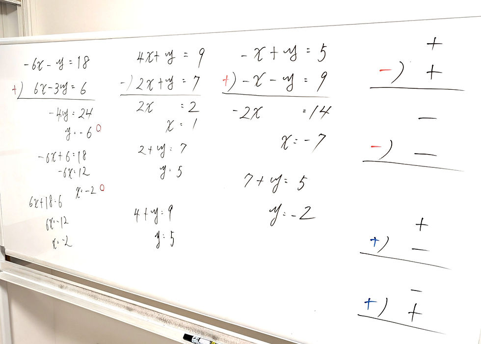 たむかい学習教室 個別指導 塾 数学 八戸市 中学生 高校生