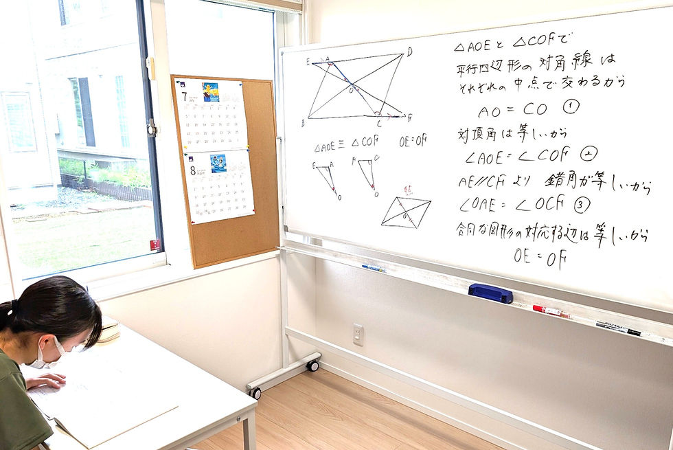 たむかい学習教室 個別指導 塾 数学 八戸市 中学生 高校生