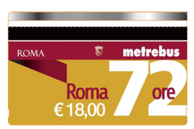 public transportation tickets by hours in Rome