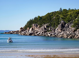 Calm beach in Magnetic Island Queensland Australia