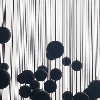 interactive room with light projections at Dark Matter Berlin