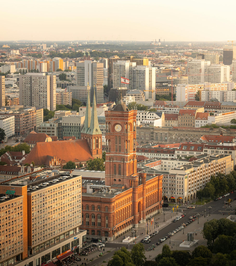 Berlin Mitte district central area urban landscape