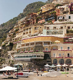Amalfi Beach and town on the Amalfi Coast in Italy