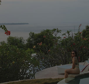 Ocean view villa surrounded by nature in Lombok Indonesia