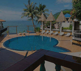 Beachfront resort with pool in Koh Tao Thailand
