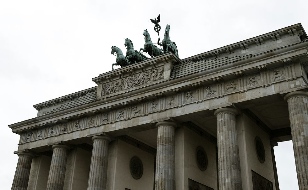 Brandenburg Gate landmark in Berlin city center